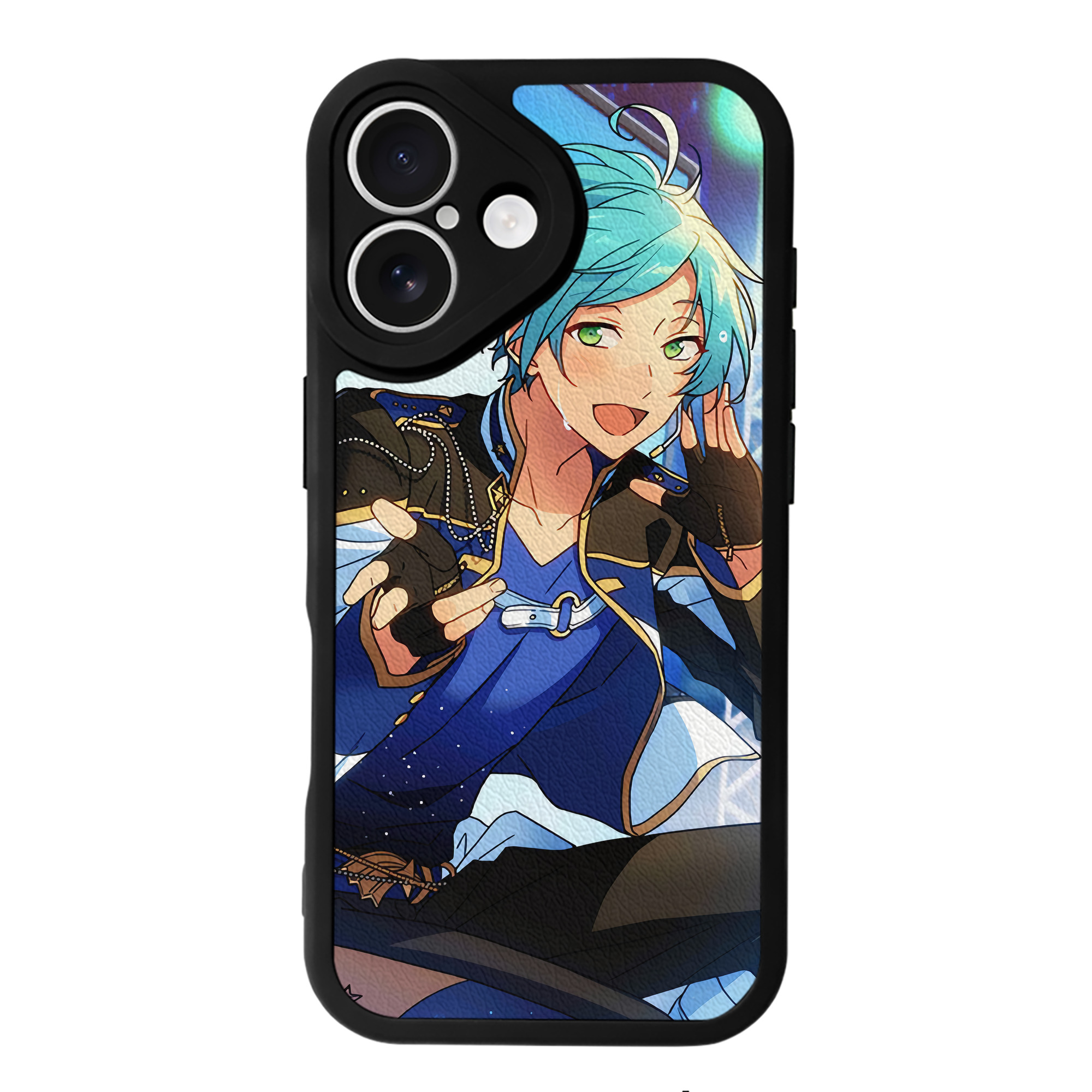 （画像用） あんさんぶるスターズ! Ensemble Stars 【iPhone 16シリーズ対応】シリコンスマホケース（レザー調） 材質：シリコン